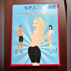 Spanx black size G power panties performance underwear with 4 way stretch. NWT